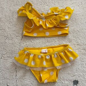 OshKosh B'gosh Yellow Polka Dot Kids Swimwear